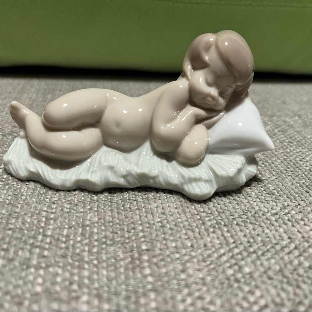 Sleeping Cherub Figurine